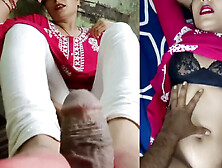 Desi Indian bhabhi very romantic footjob,  then fuck his tite pussy with his boyfriend.