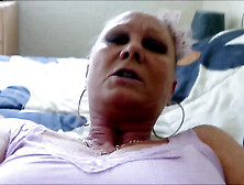 Orgasm Moaning with Dirty Talk Dildo Fucking in Knee High Socks & Close up