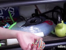 Foxy skank was brought in ass-hole asylum for awkward treatment