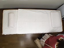 Perky tits Jap fingered hard in massage video