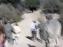 Border patrol search leads to hot sex