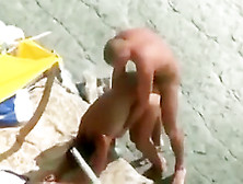 Amateur group beach sex