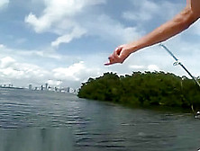 Amia Miley Fishing For a Big Black Cock