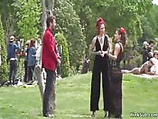 Lezdom In Public For Spanish Hottie