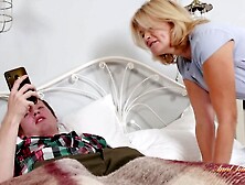 Aunt Judy's XXX - 55yo Humongous Bottom Step-Aunt Diana catches her Step-Nephew masturbating