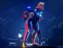 Metroids Busty Blonde Nasty