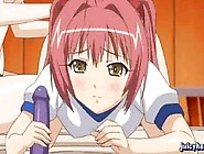 Anime lesbians playing with dildos