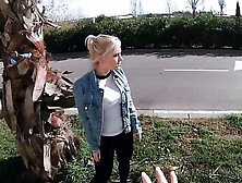 Italian Babe Fucks Stranger In Her Truck