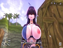 Aya Theme Monster Lady World Project - Gallery Sex Scenes 3D Anime Game Reward Heal Defeated