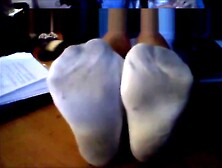 Superherodoll in Dirty Slouch Socks