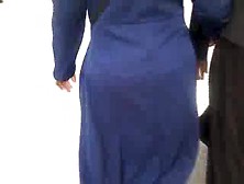 Flashing Hijab Ass