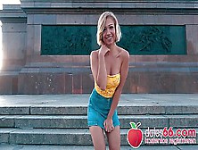 Natural Tits Bouncing! Blonde Teen Gabi Gold Fucked By A Stranger In Public! Dates66. Com