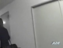 Wicked girl masturbates in the toilet in Japanese sex video