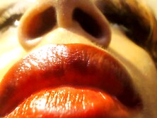 Fetish Clips And Beyond - Nose Flare And Red Lipstick