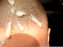 Cumshot On Skinhead After Blowjob From Teen