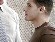 Staghomme Bastian Karim rides huge cock of sexy sinister Mafia DILF