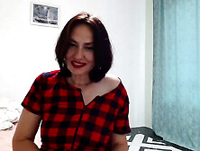 Gentle touching of tits and moans brought MILF to orgasm under the table