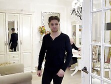 three Allies Group sex Banged Russian Slut Monika Fox During Break In Lotto Game With double penetration,  Anal,  Deepthroat And F