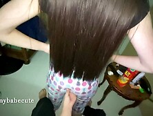 Real Step-daughter - A Secret Between This Cute Girl And Her Old Man