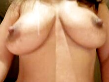 Milf hard fucked by her boyfriend with close up tits