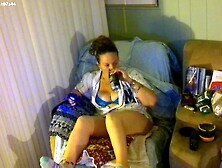 Smoking Cigarettes In Bra And Panties 6 (close Up)visit Her Channel For Other Videos With Gamer Girl