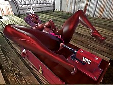The Sex Machine Pounded My Taut Femboy Aperture Until I Had multiple Orgasms,  Groaning Monstop.