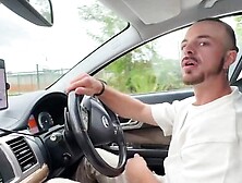 Cat In Mini Spices Up Her Car Trip - Little Blonde (Katy Caro,  Blonde Cat)