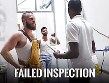 Casey Everett & Deep Dicc & Brian Bonds In Failed Inspection - Disruptivefilms