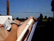 Public Outdoor Masturbation And Cum