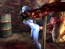 Mass Effect females getting banged hard by grotesque 3D Monsters - Compilations
