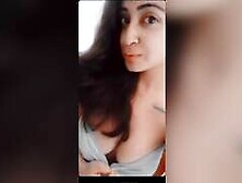 Indian Babe Pressing Boobs