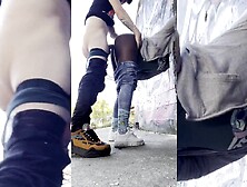 Hood Whiteboy Fucking Slim Thick Black Girl Under The Bridge