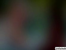 An outdoor interracial lesbian foreplay with Natasha St