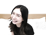 She is 18 with braces and a bald snatch