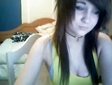 Hot Emo teen Masturbate on Cam (18+)