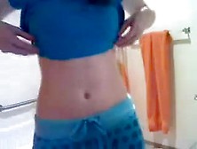 Astonishing arse popping web camera solo video