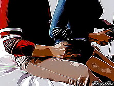 My Charming Sister-in-Law Wants to Learn to Play Sex Tape Games Sitting on My Legs Part one - Hentai Version