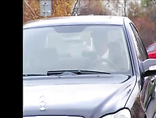 Women In Green Satin Blouse Gets Gangbanged