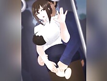 Public Of An In A Japanese Subway