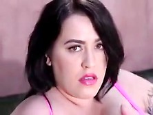 Leanne crow plays with her huge tits outdoors