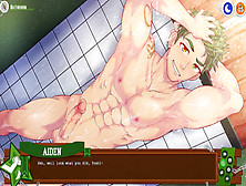 Camp Pal: Scoutmaster Season | Aiden Showering With Yoshinori (Torso)