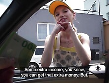 He calls the barista and offers her extra cash for sex