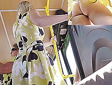 Stunning summer suit upskirt (fake) vid