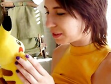 Picachu gets to fuck a very nice pussy and boobs in a room