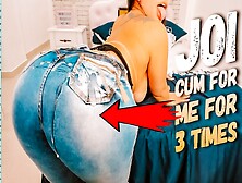 Fine Humongous Butt Hispanic In Tight Jeans Pants Giving The Hottest Joi Jerk Off Instructions To You