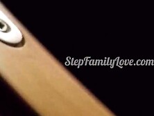 Stepdad spy teenie step-daughter inside WC masturbating with toothbrush