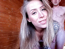 Neighbor with a Big Dick Fucked Me and Came all Over My Face while My Husband...