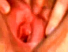 Intense closeup orgasm