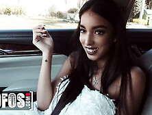 Slutty Claire Black Asks Tony For A Ride Who Can Resist A Hot Chick Running Naked In The Streets - Mofos