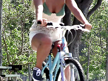Big Ass Rides Bicycle in Shorts – Vol. 2 Scene 1